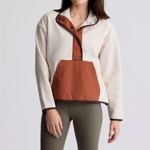 Free Fly Apparel Women's Gridback Fleece Snap Pullover